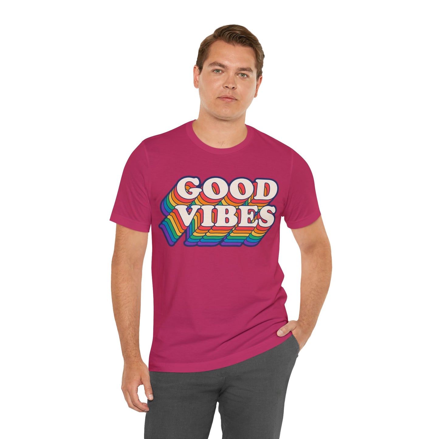 GOOD VIBES Unisex Jersey Tee