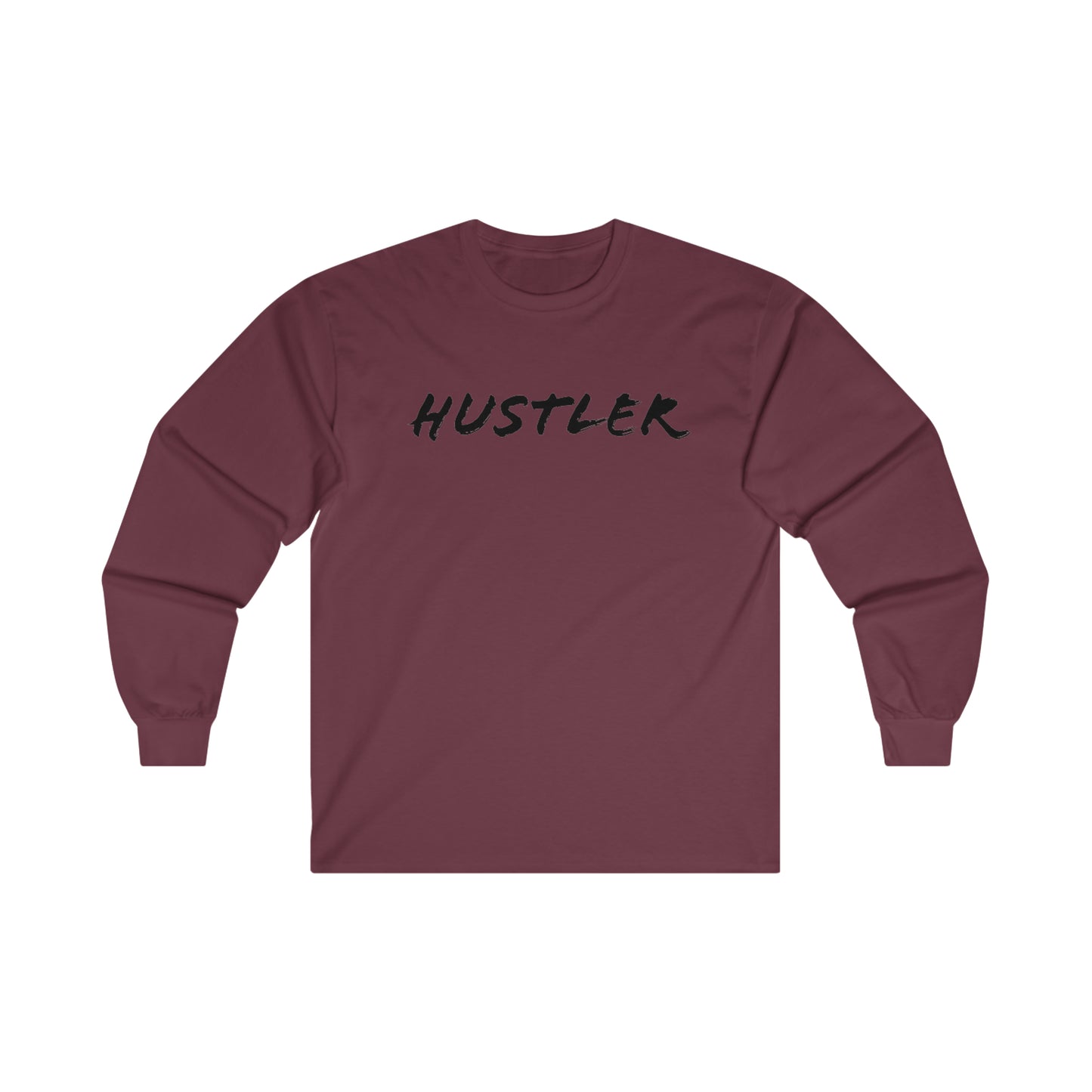 HUSTLER Cotton Long Sleeve Tee