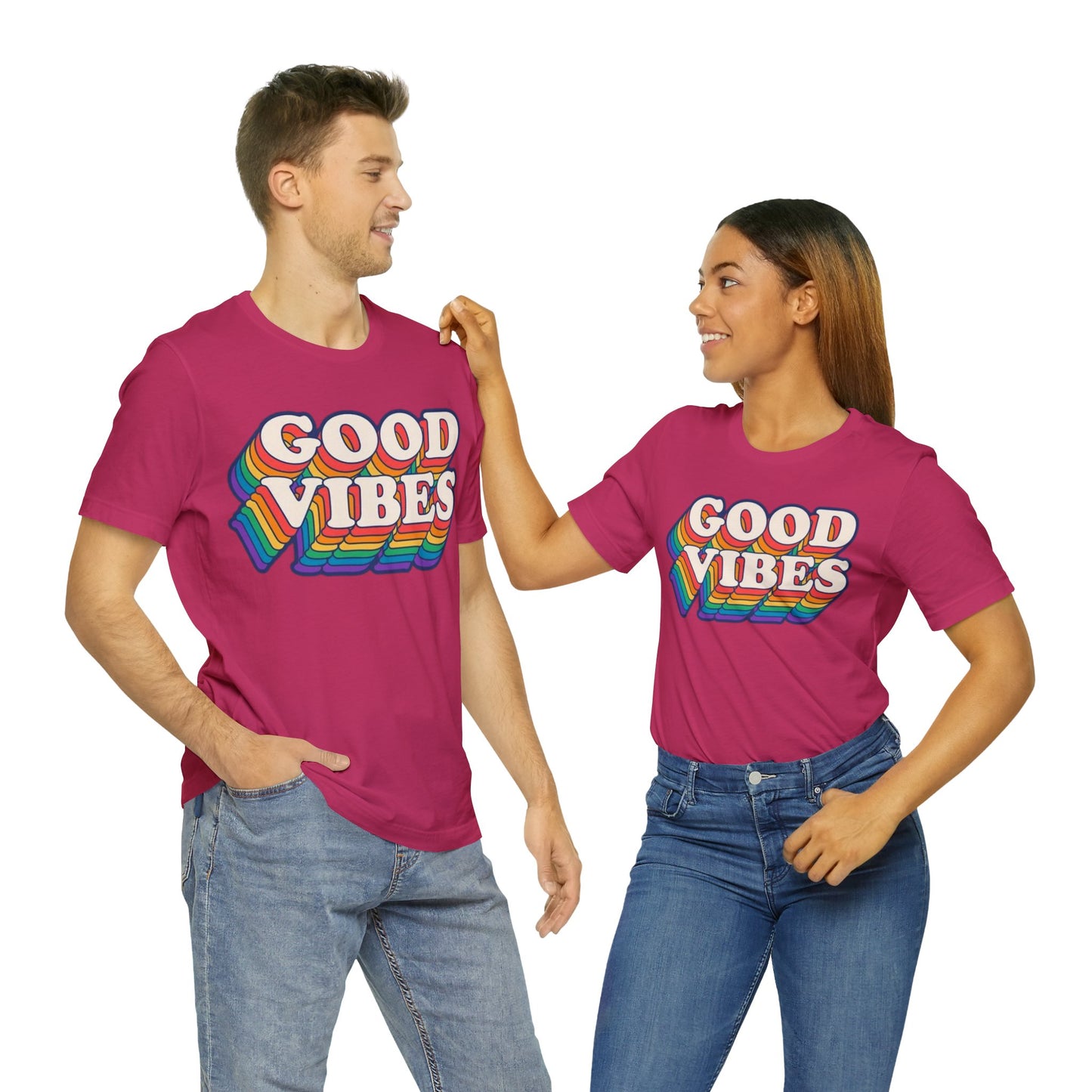 GOOD VIBES Unisex Jersey Tee